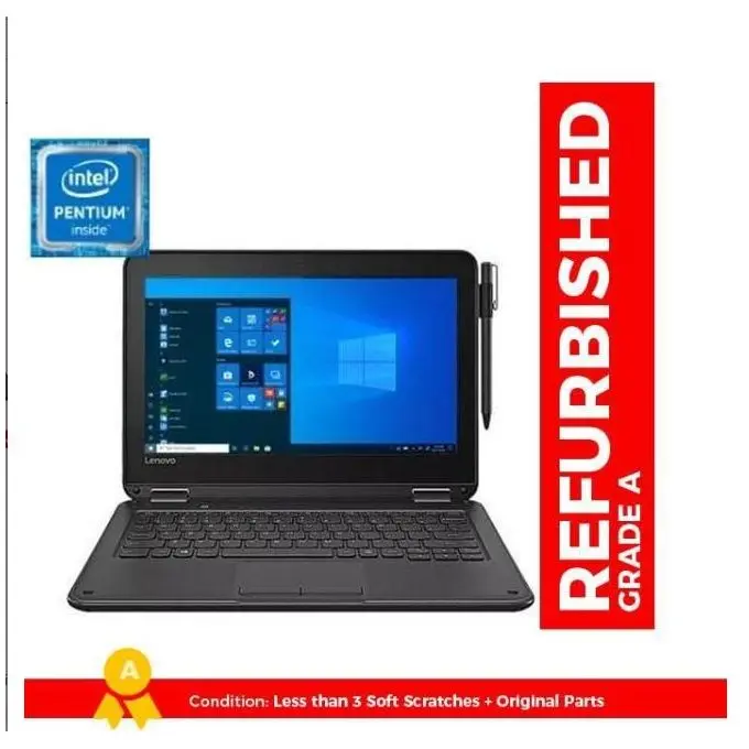 Lenovo Laptop 11.6inch Gen 4 Chromebook 300e x360 Core Intel Pentium/4GB RAM/128GB SSD/BLACK COLOUR 11.6 Inches 