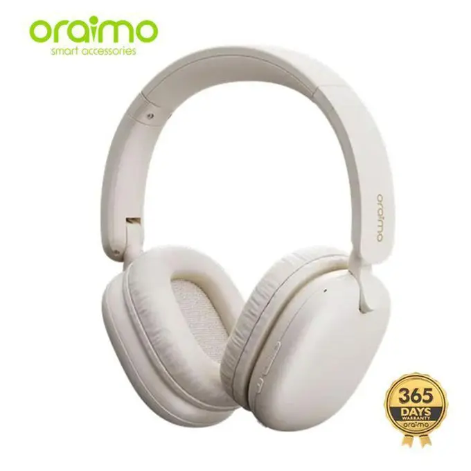 Oraimo BoomPop Lite ENC Over-Ear Wireless Headphones Gold 